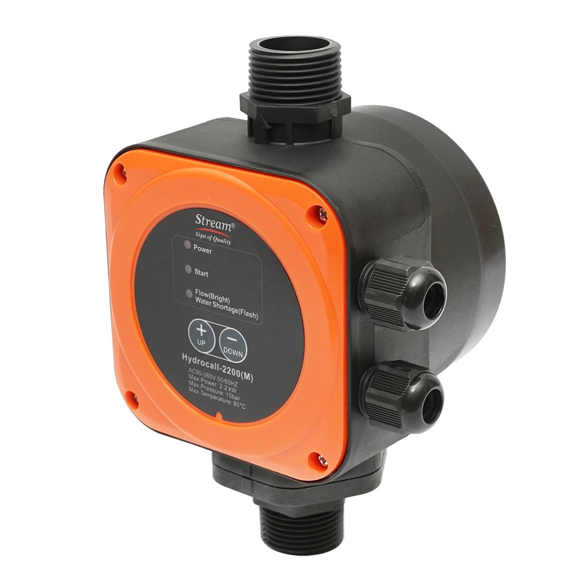 Presostat electronic automat 2.2KW, 220V pentru pompa de apa, presiune reglabila manual max. 15 bar, HYDROCALL-2200M